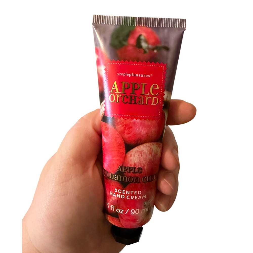 NEW Simple Pleasures Apple Orchard Apple Cinnamon Cider Scented Hand Cream 3floz